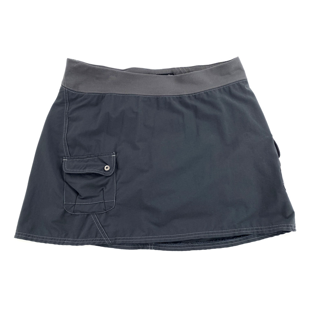 Kuhl Nylon Mini Skirt Cargo Pockets‎ Gray Sz 6 Performance Hiking Outdoor
